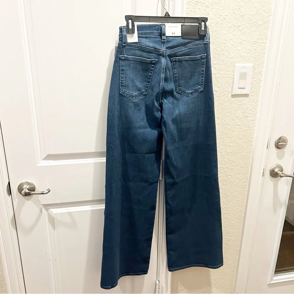 NWT Citizens of Humanity Raven Patch Pocket Wide Leg Jeans Regency Free People